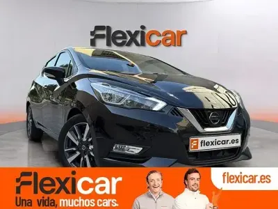 Usado Nissan Micra Acenta 73 CV (53 kW) 2017 Negro Utilitario