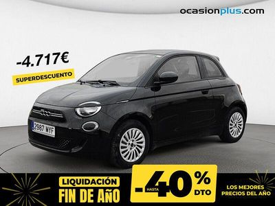 Negro Usado 2022 Fiat 500e Icon Utilitario | 12.290 € (Precio justo)