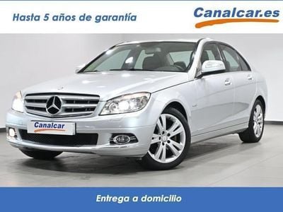 Usado Mercedes C200 Avantgarde 184 CV (135 kW) 2008 Plateado Berlina