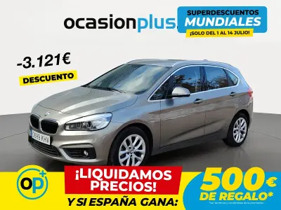 Usado BMW 218 Active Tourer 150 CV (110 kW) 2018 Gris Monovolumen