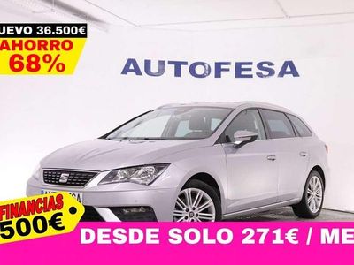 Usado Seat Leon ST XCELLENCE 131 CV (96 kW) 2020 Gris Familiar