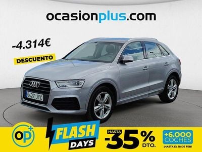Usado Audi Q3 Design 180 CV (132 kW) 2017 Gris plata SUV