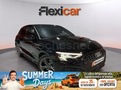 Usado Audi A3 150 CV (110 kW) 2021 Negro Berlina