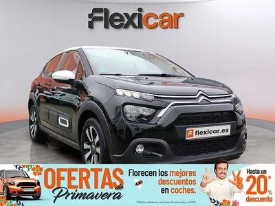 Usado Citroën C3 PureTech 83 CV (61 kW) 2022 Negro Berlina
