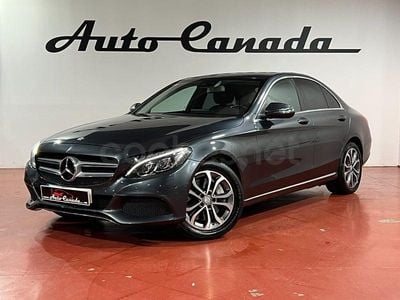 Usado Mercedes C350e Exclusive 279 CV (205 kW) 2015 Gris / plata Berlina