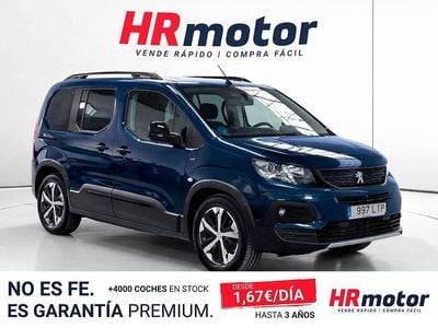 Usado Peugeot e-Rifter GT 100 kW (136 CV) 2021 Azul Monovolumen