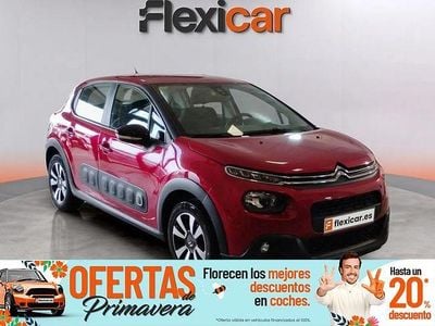 Usado Citroën C3 PureTech 82 CV (60 kW) 2018 Rojo Utilitario