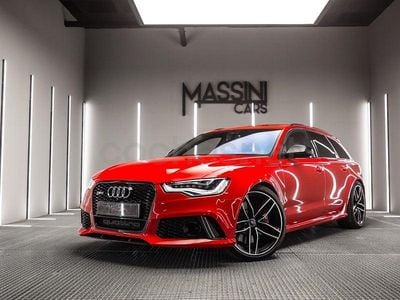 Usado Audi RS6 Exclusive 560 CV (411 kW) 2014 Rojo Familiar