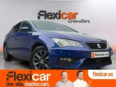 Usado Seat Leon Style 115 CV (84 kW) 2018 Azul Berlina