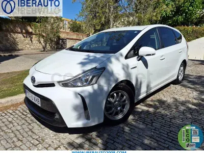 Käytetty Toyota Prius+ Advance 136 HP (100 kW) 2018 Valkoinen Tila-auto