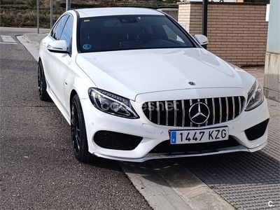 Usado Mercedes C350e 279 CV (205 kW) 2018 Blanco Berlina
