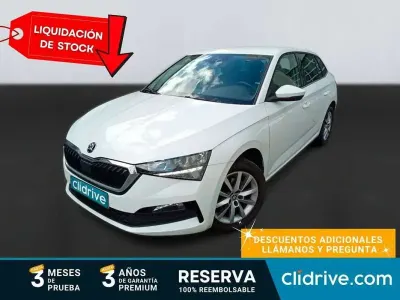 Usado Skoda Scala Ambition 116 HP (85 kW) 2022 Branco Citadino