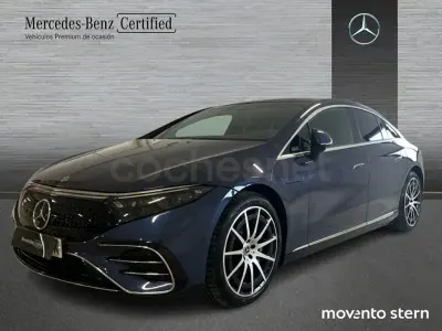 Usado Mercedes EQS580 AMG line 400 kW (544 CV) 2022 Azul Berlina