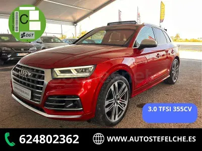 Usado Audi SQ5 354 CV (260 kW) 2017 Granate SUV
