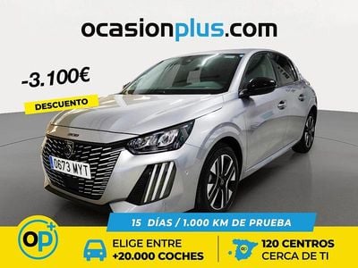 Usado Peugeot 208 Allure 100 CV (73 kW) 2025 Gris Utilitario