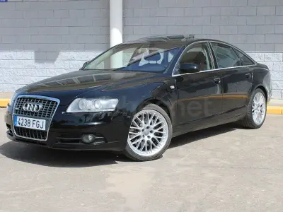 Usado Audi A6 S-Line 350 CV (257 kW) 2006 Negro Berlina