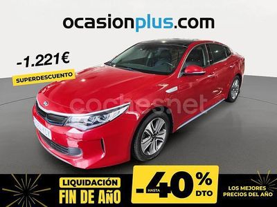 Rojo Usado 2017 Kia Optima Hybrid Berlina | 16.490 € (Precio justo)