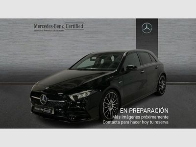 Negro Usado 2021 Mercedes A180 AMG line Berlina | 25.990 € (Precio justo)
