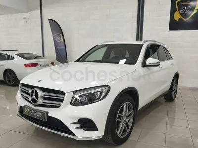 Usado Mercedes GLC250 204 CV (150 kW) 2017 Blanco SUV