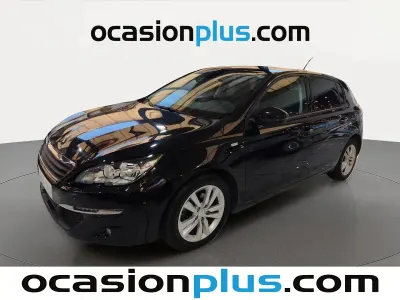 Usado Peugeot 308 Style 100 CV (73 kW) 2017 Negro Utilitario