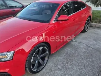 Begagnad Audi A5 Sportback S-Line 150 HK (110 kW) 2014 Röd Halvkombi