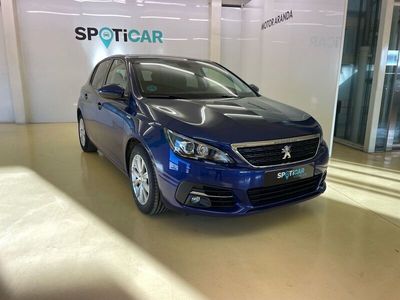 Usado Peugeot 308 Style 100 CV (73 kW) 2020 Azul Familiar