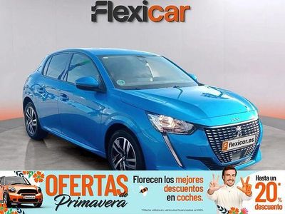 Usado Peugeot 208 Allure 100 CV (73 kW) 2020 Azul Utilitario