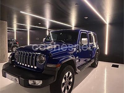 Usado Jeep Wrangler Unlimited Sahara 270 CV (198 kW) 2020 Azul SUV