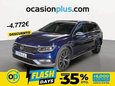 Usado VW Passat Alltrack 220 CV (161 kW) 2018 Azul Familiar