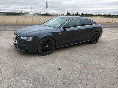 Negro Usado 2013 Audi A5 Sportback S-Line Utilitario | 22.000 € (Caro)