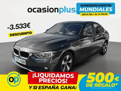 Usado BMW 320 Efficient Dynamics 163 CV (119 kW) 2017 Gris Berlina