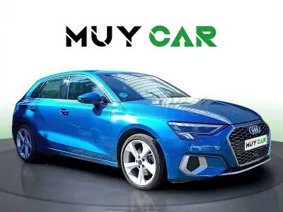 Usado Audi A3 Advanced Plus 116 CV (85 kW) 2021 Azul Berlina