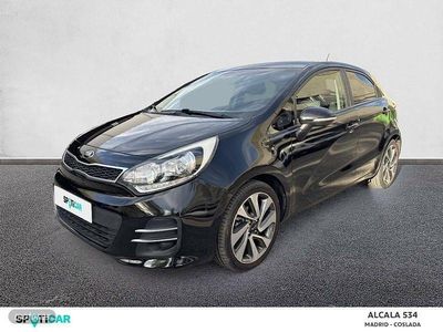 Usado Kia Rio 75 CV (55 kW) 2016 Negro Berlina