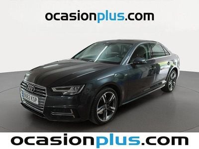 Usado Audi A4 S-Line 150 CV (110 kW) 2018 Gris Berlina
