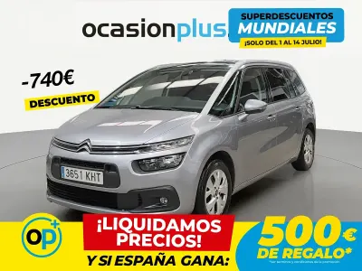Usado Citroën C4 Live 130 CV (95 kW) 2018 Gris Monovolumen