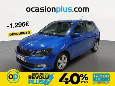 Usado Skoda Fabia 90 CV (66 kW) 2017 Azul