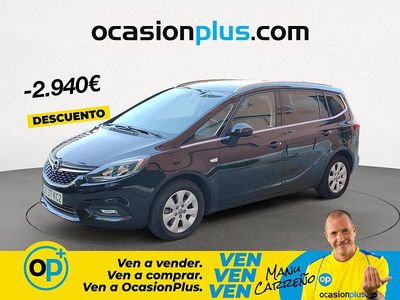 Usado Opel Zafira Selective 120 CV (88 kW) 2017 Negro Monovolumen