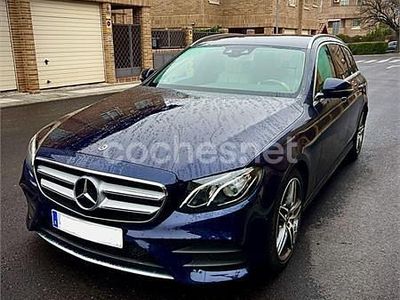Usado Mercedes E220 194 CV (142 kW) 2019 Azul Familiar
