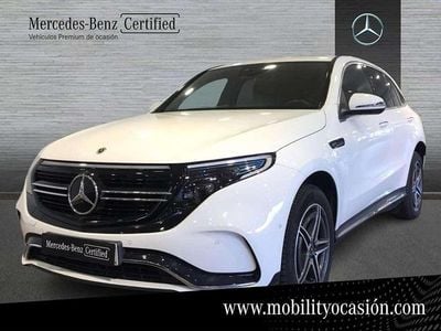 Usado Mercedes EQC400 300 kW (408 CV) 2021 Blanco SUV