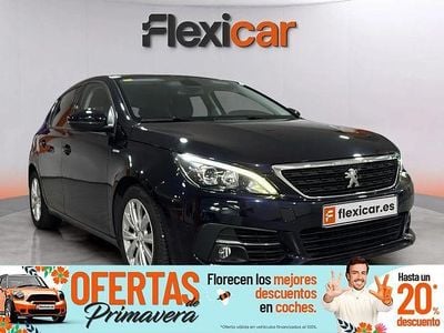 Usado Peugeot 308 Style 130 CV (95 kW) 2020 Azul Berlina