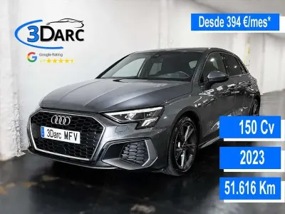 Usado Audi A3 Sportback S-Line 150 CV (110 kW) 2023 Gris Utilitario