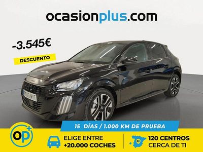 Usado Peugeot 208 Allure 100 CV (73 kW) 2025 Negro Utilitario