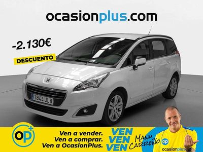 Usado Peugeot 5008 Style 120 CV (88 kW) 2016 Blanco Monovolumen