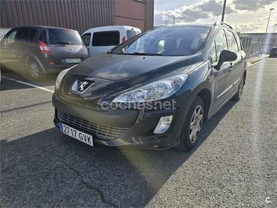 Usado Peugeot 308 SW Sport 110 CV (80 kW) 2010 Negro Familiar