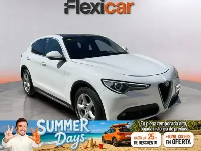 Usado Alfa Romeo Stelvio 180 CV (132 kW) 2018 Blanco SUV