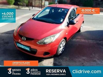 Usado Mazda 2 Active 75 CV (55 kW) 2008 Rojo Utilitario