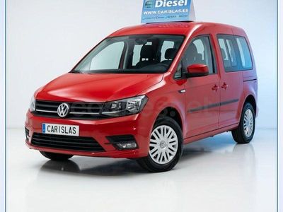 Usado VW Caddy Trendline 102 CV (75 kW) 2020 Rojo Monovolumen