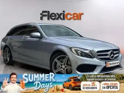 Usado Mercedes C220 AMG 170 CV (125 kW) 2016 Gris Familiar
