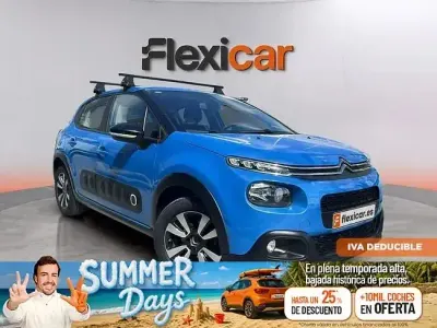 Usado Citroën C3 Feel 82 CV (60 kW) 2020 Azul Utilitario