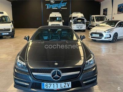 Usado Mercedes SLK250 204 CV (150 kW) 2015 Gris / plata Descapotable